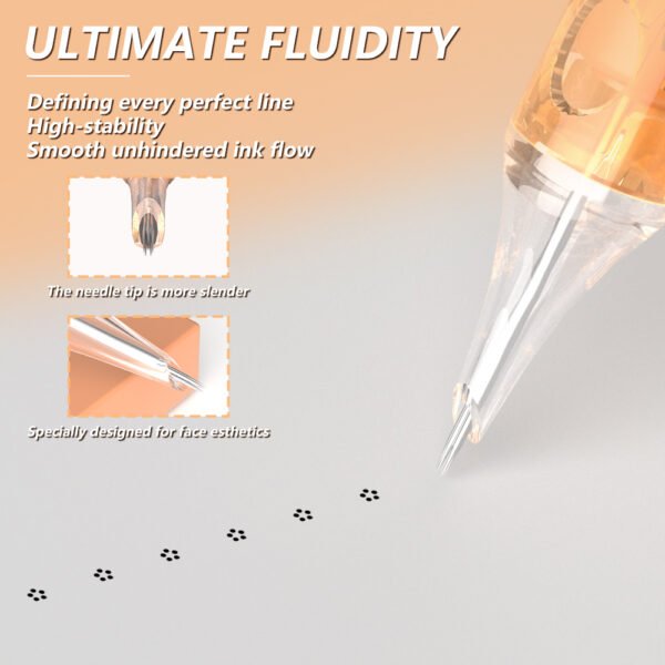 Amber 0.35MM RM Cartridge Needles